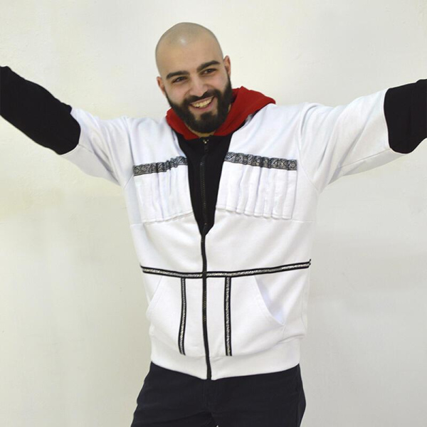 Худи "Черкеска белая"